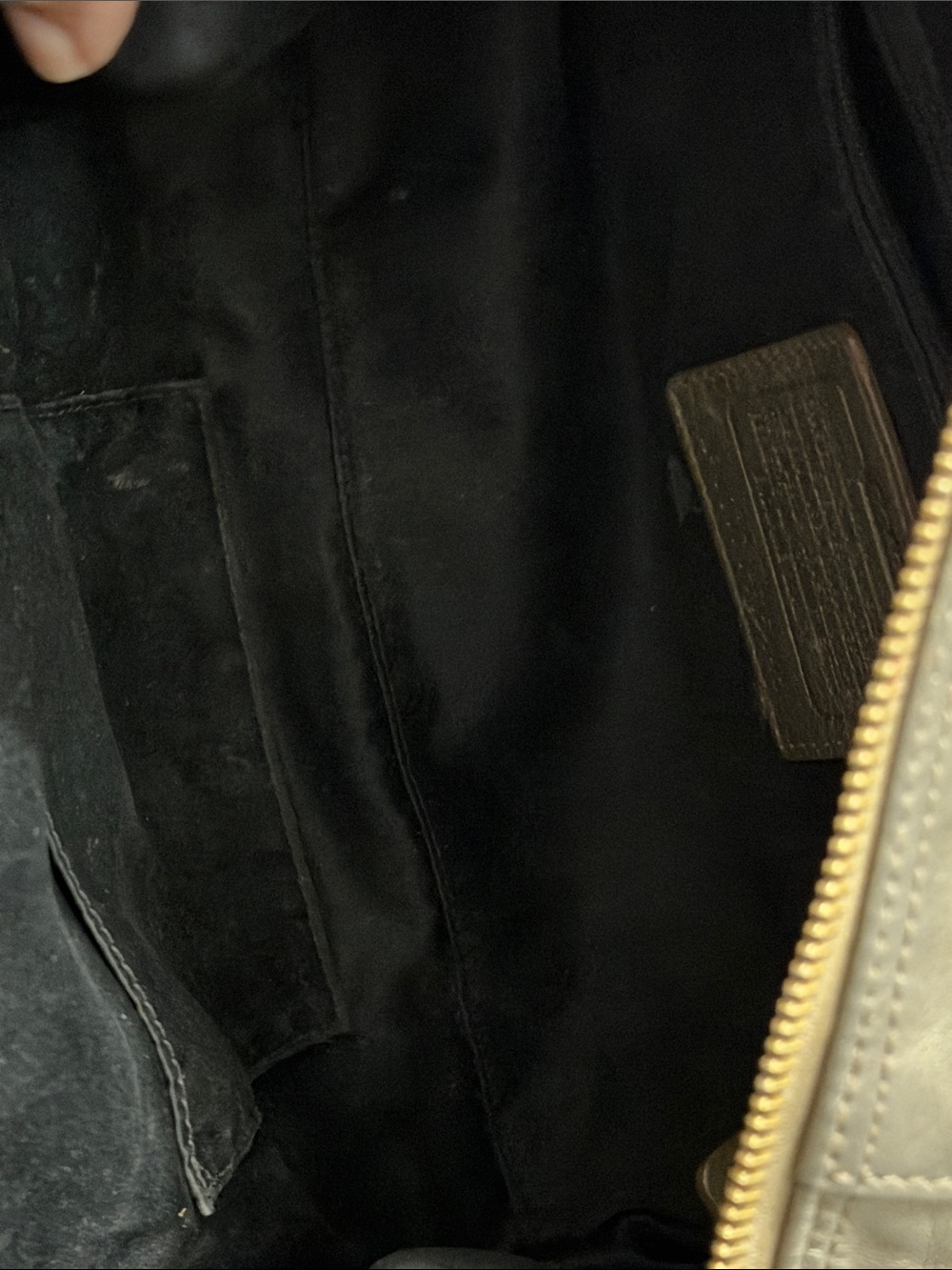 Coach Brown Leather Satchel with Gold Hardware - Picture 8 of 8